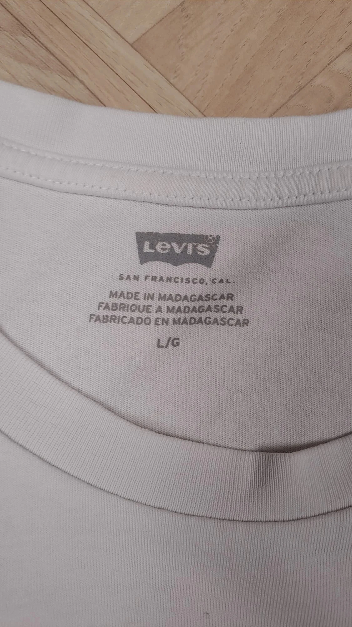 T-shirt / Levi's / White / Size L / Women / Logo Since 1873 – photo 5